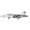 Trumpeter EA-18G Growler makett kiegészítő