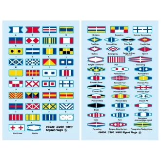 Trumpeter WWII Signal Flags makett kiegészítő