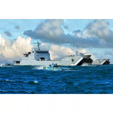 Trumpeter PLA Navy Type 072A LST makett