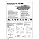 Trumpeter Israel Merkava Mk. III Baz MBT harcjármű makett