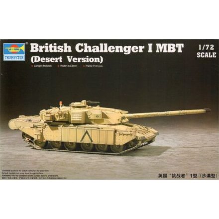 Trumpeter British Challenger 1MTB (Desert version) makett