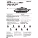Trumpeter British Challenger 1MTB (Desert version) harcjármű makett