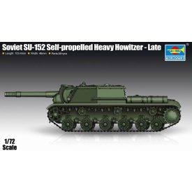   Trumpeter Soviet SU-152 Self-propelled Heavy Howitzer - Late makett