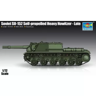   Trumpeter Soviet SU-152 Self-propelled Heavy Howitzer - Late harcjármű makett