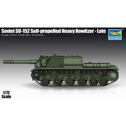 Trumpeter Soviet SU-152 Self-propelled Heavy Howitzer - Late makett