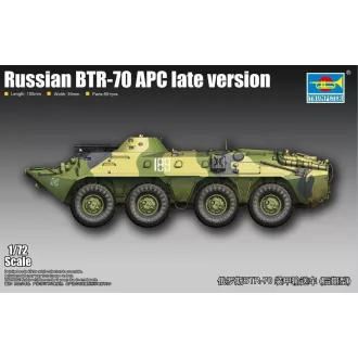 Trumpeter Russian BTR-70 APC late version harcjármű makett