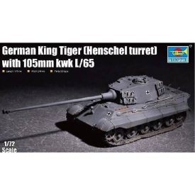   Trumpeter German King Tiger(Henschel turret) with 105mm kWh L/65 makett