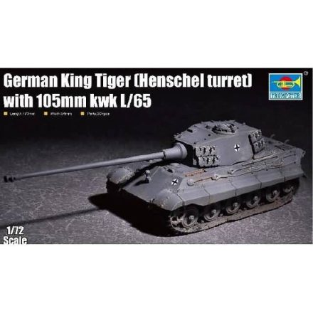 Trumpeter German King Tiger(Henschel turret) with 105mm kWh L/65 makett