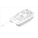 Trumpeter German King Tiger(Porsche turret)w.105mm kWh L/68 harcjármű makett