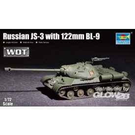 Trumpeter Russian JS-3 with 122mm BL-9 makett