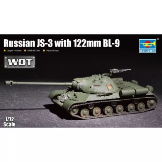 Trumpeter Russian JS-3 with 122mm BL-9 harcjármű makett