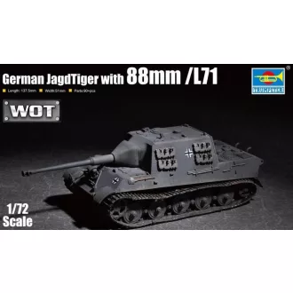 Trumpeter German JagdTiger with 88mm /L71 harcjármű makett