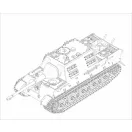 Trumpeter German JagdTiger with 88mm /L71 harcjármű makett