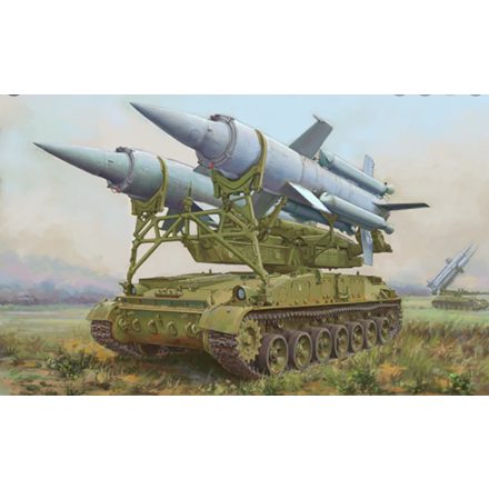 Trumpeter Soviet 2K11A TEL w/9M8M Missile "Krug-a" (SA-4 Ganef) makett