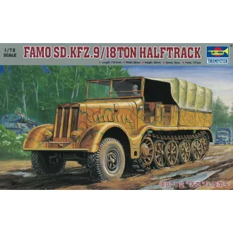   Trumpeter Sd.Kfz. 9 Famo 18 t Zugkraftwagen harcjármű makett