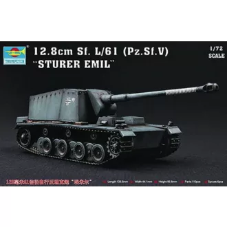   Trumpeter Sturer Emil 12,8 cm Sf. L/61 Pz.Sf.V harcjármű makett