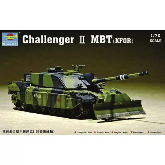 Trumpeter Challenger II MBT (KFOR) harcjármű makett