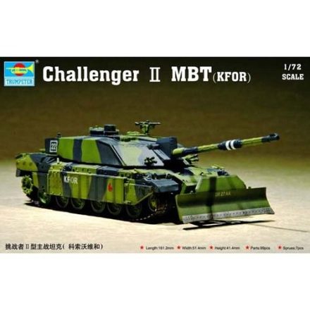Trumpeter Challenger II MBT (KFOR) makett