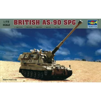   Trumpeter Britisch AS-90 Self-Propelled Howitzer harcjármű makett