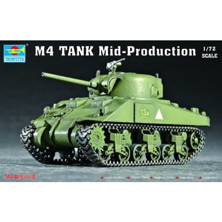 Trumpeter M4 (Mid) Tank makett