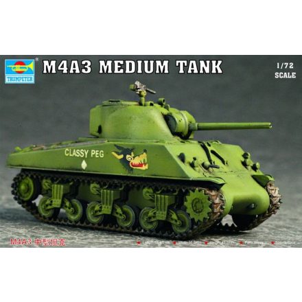 Trumpeter M4A3 Tank makett
