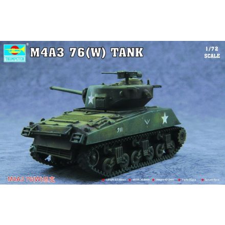 Trumpeter M4A3 76(W) Tank makett