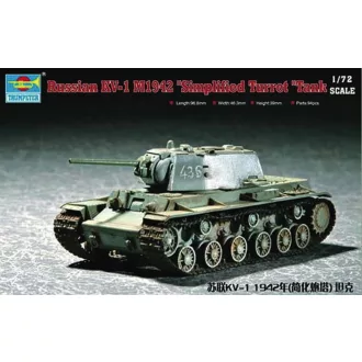 Trumpeter Russian KV-1 (Model 1942) harcjármű makett