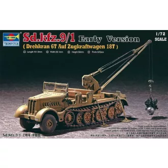Trumpeter Drehkran SDKFZ 9/1 harcjármű makett