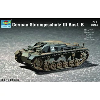   Trumpeter German Sturmgeschütz III Ausf. B harcjármű makett