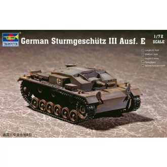Trumpeter Sturmgeschütz III E harcjármű makett