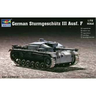 Trumpeter Sturmgeschütz III F harcjármű makett