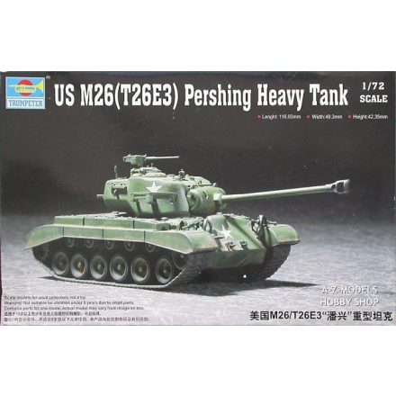 Trumpeter US M26 (T26E3) Pershing makett