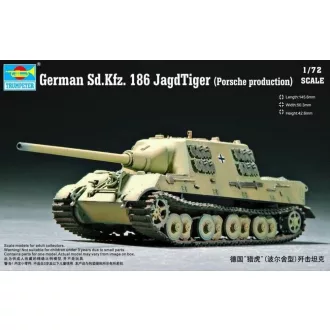   Trumpeter German Sd.Kfz.186 Jagdtiger (Porsche model) harcjármű makett