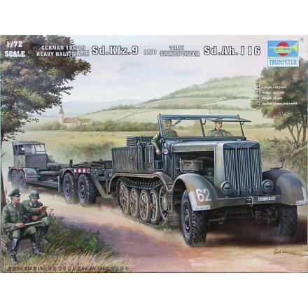Trumpeter Sd.Kfz.9(18t)Half-Track makett