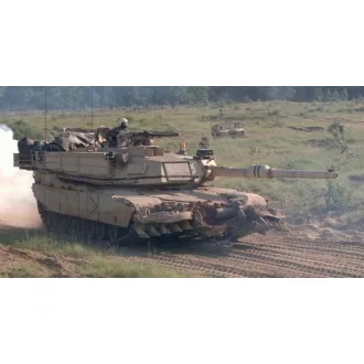   Trumpeter M1A1 with Mine Clearing Blade System harcjármű makett