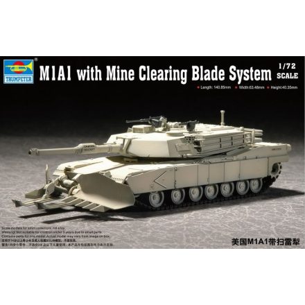 Trumpeter M1A1 with Mine Clearing Blade System makett