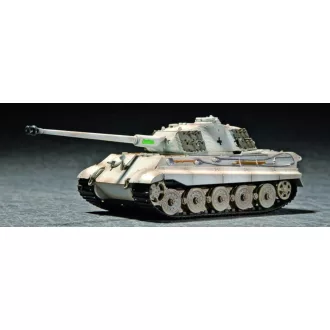   Trumpeter King Tiger Porsche Turret w/Zimmerit harcjármű makett