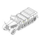 Trumpeter Sd.Kfz.8 Schwerer Zugkraftwagen 12t katonai jármű makett