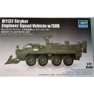   Trumpeter M1132 Stryker Engineer Squad Vehicle w/SOB katonai jármű makett