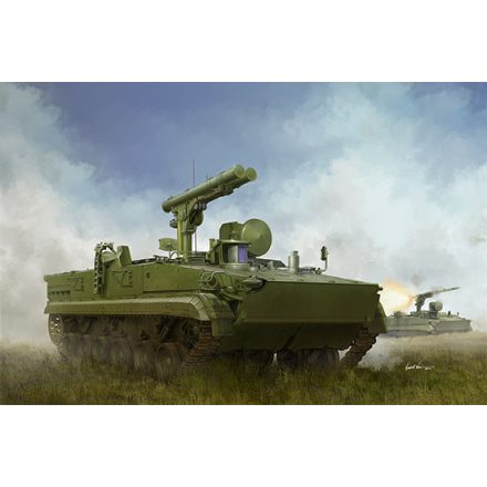 Trumpeter Russian 9P157-2 Khrizantema-S Anti-tank system makett