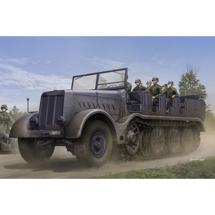 Trumpeter Schwerer Zugkraftwagen 18 t Sd.Kfz.9 Artillery Version makett