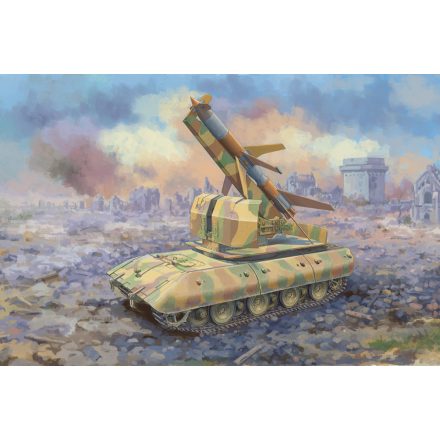 Trumpeter E-100 Flakpanzer w/Flakrakete Rheintocher I makett