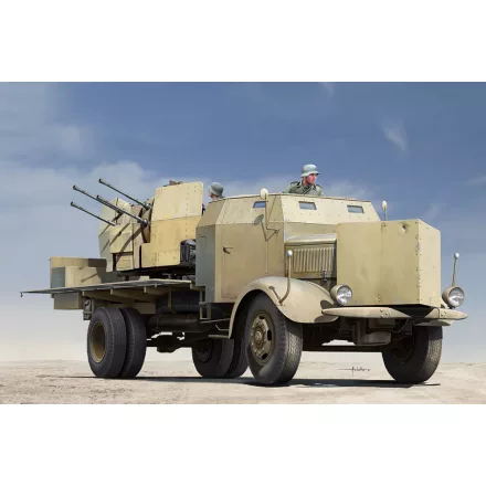 Trumpeter L4500A mit 2cm Flak 38 makett
