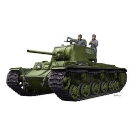   Trumpeter KV-1 1942 Simplified Turret Tank w/Tank Crew makett