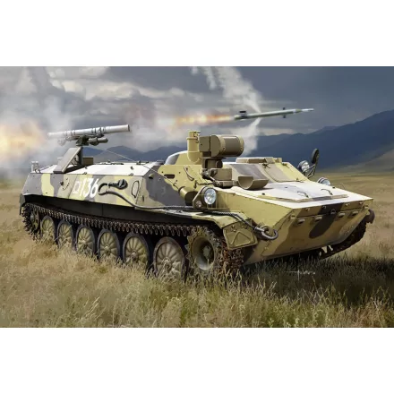 Trumpeter Russian 9P149 Launching Vehicle of 9K114 Shturm-S ATGM system makett