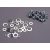 Traxxas Nut set, lock nuts (3mm (11) and 4mm(7)) & washer set