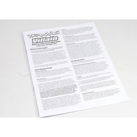 Traxxas Operating instructions, Villain