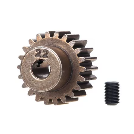 Traxxas Gear, 22-T pinion (48-pitch) / set screw