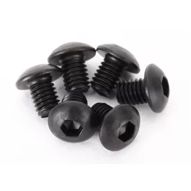 Traxxas Screws, 3x4mm button-head machine (hex drive) (6)