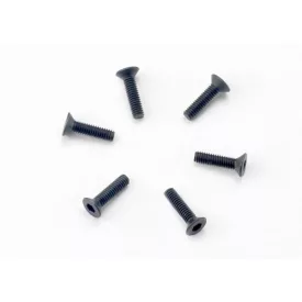 Traxxas Screws, 2.5x10mm countersunk machine (hex drive) (6)